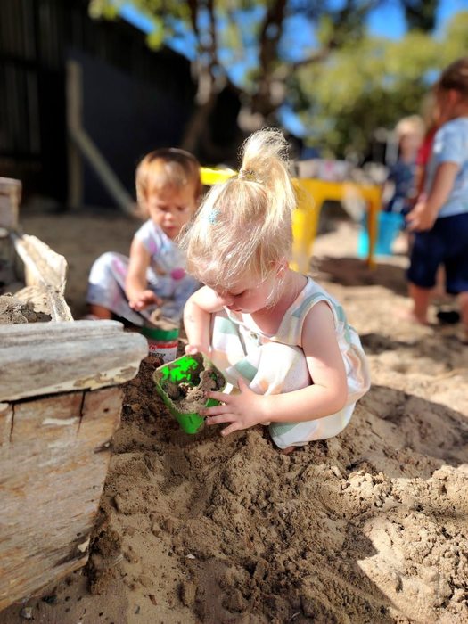 Children playing in the sandpit